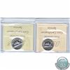 Image 2 : 5-cent 1977 High 7 ICCS MS-65; NBU & 1977 Double Date ICCS Certified PL-65 (2pcs)