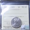 Image 1 : 5-cent 1985 ICCS Certified MS-65