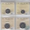 Image 1 : 5-cent, 10-cent, 25-cent, & 50-cent 2015 ICCS Certified MS-67. 4pcs.