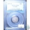 Image 1 : 10-cent 1875H PCGS Certified VF-20