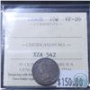 Image 1 : 10-cent 1890H ICCS Certified VF-20