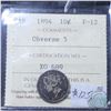 Image 1 : 10-cent 1894 Obverse 5 ICCS Certified F-12