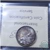 Image 2 : 25-cent, 1937 ICCS Certified MS-65. A Nicely toned coin with"bullseye" toning on the obverse with go