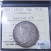 Image 1 : 50-cent 1872H Inverted A/V ICCS Certified VG-8