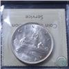 Image 2 : Silver $1 1935 ICCS Certified MS-65. A full Lustrous coin with a hint of Edge toning