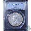 Image 1 : Silver $1 1947 Blunt 7 PCGS Certified AU-55