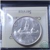 Image 2 : Silver $1 1955 Arnprior with Die Break ICCS Certified MS-64
