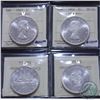 Image 1 : Silver $1 1963 & 1964 both ICCS Certified MS-64. 2pcs