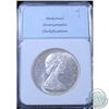 Image 2 : Silver $1 1965 Large Beads Pointed 5 National Numismatic Certification MS-66.  We recommend that you