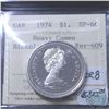 Nickel $1 1974 VCR 8 CH#1974 Rev-609 ICCS Certified SP-66; Heavy Cameo