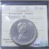 Nickel $1 1977 Attached Jewel Waterline ICCS Certified MS-66. Tied for the finest known.