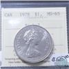 Nickel $1 1978 ICCS Certified MS-65
