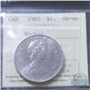 Nickel $1 1985 ICCS Certified MS-66