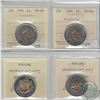 Image 1 : $2 1999 Nunavut & 2000 Knowledge ICCS Certified MS-66. 2pcs.