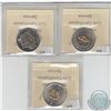 Image 2 : $2 1999 Nunavut,2000 Knowledge & 2008 Quebec City All ICCS Certified MS-66. 3pcs