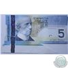 Image 2 : 2006 Bank of Canada Folding and Cutting Error $5.00 note. BC-67b, S/N: AAF6217200.  A nice AU with a