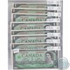 Image 1 : Group lot of 1967 $1; 8 different prefix's UNC or better.  Prefix's included are L/O, M/O, N/O, F/P,