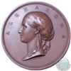 Image 1 : Large Bronze Medal Struck by the City of London to Commemorate the Arrival of Princess Alexandra of 