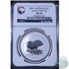 Image 1 : Perth Mint Issue: 2007 Australia $1 Year of the Pig 1oz .999 Fine Silver Coin NGC Certified MS-70 (T