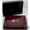 Image 2 : RCM Issue: Beautiful Deluxe Royal Canadian Mint Wooden Display Box with Black Felt Lining Including 
