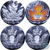 Image 2 : RCM lot: 2015 $20 The Canadian Maple Leaf Shaped coin & 2016 $20 Canada's Colourful Maple Leaf Shape
