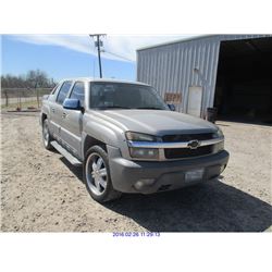 2002 - CHEVROLET AVALANCHE