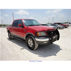2002 - FORD F150