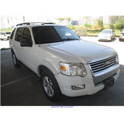 2010 - FORD EXPLORER - GVMT OWNED VEHICLE