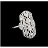 Image 1 : 0.24 ctw Diamond Ring - 18KT White Gold