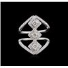 Image 2 : 1.08 ctw Diamond Ring - 14KT White Gold