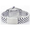 Image 4 : Rolex Stainless Steel Diamond and Sapphire DateJust Men's Watch