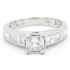 Image 1 : 1.00 ctw Diamond Ring - 14KT White Gold