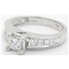 Image 3 : 1.00 ctw Diamond Ring - 14KT White Gold