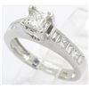 Image 6 : 1.00 ctw Diamond Ring - 14KT White Gold