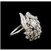 Image 1 : 1.64 ctw Diamond Ring - 14KT White Gold