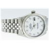 Image 4 : Rolex Stainless Steel Diamond DateJust Men's Watch