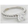 Image 3 : 1.14 ctw Diamond Ring - 14KT  White Gold