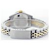 Image 6 : Rolex 14KT Two-Tone Baguette Diamond And Sapphire DateJust Ladies Watch
