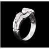Image 3 : 0.25 ctw Diamond Ring - 14KT White Gold