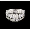 Image 2 : 3.10 ctw Diamond Ring - Platinum