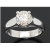 Image 3 : GIA Certified 1.41 ctw Diamond Ring - Platinum
