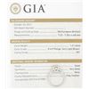 Image 9 : GIA Certified 1.41 ctw Diamond Ring - Platinum
