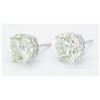 Image 4 : 6.09 ctw Diamond Earrings - 14KT White Gold