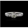 Image 2 : 18KT White Gold 1.00 ctw Diamond Ring
