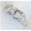 Image 7 : .95 ctw Diamond Ring - 14KT White Gold