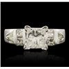 Image 2 : 14KT White Gold 1.87 ctw Diamond Ring