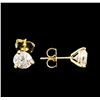 Image 2 : 1.68 ctw Diamond Earrings - 14KT Yellow Gold