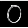 Image 3 : 0.18 ctw Diamond Ring - 14KT White Gold