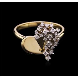 0.30 ctw Diamond Ring - 14KT Yellow Gold