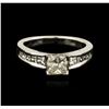 Image 2 : 14KT White Gold 1.56 ctw Diamond Ring